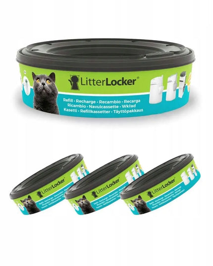 LitterLocker Refill atliekų maišeliai: 3 vnt.