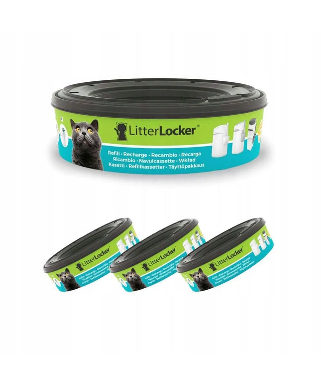 LitterLocker Refill atliekų maišeliai: 3 vnt.