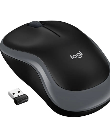 Logitech M185 belaidė pelė, pilka, su baterija, 910-002238