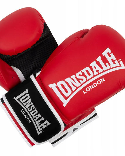 Lonsdale ASHDON bokso pirštinės 12 oz, raudonos/juodos