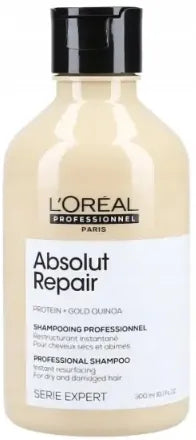 L'OREAL ABSOLUT REPAIR plaukų priežiūros rinkinys: Šampūnas 300 ml + Kaukė 250 ml