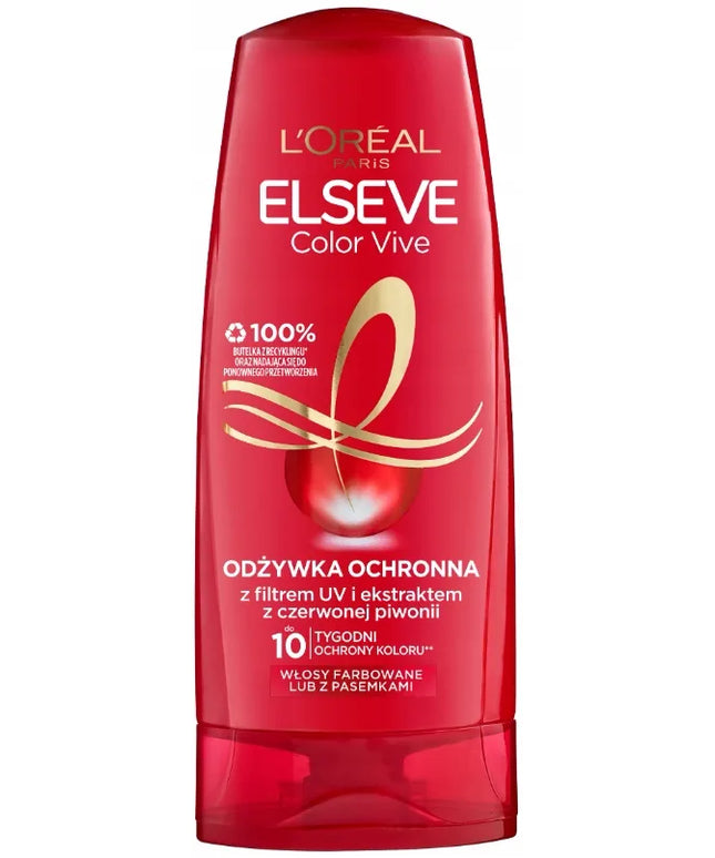 L'Oréal Paris Elseve Color Vive plaukų kondicionierius dažytiems plaukams su UV filtru 200ml