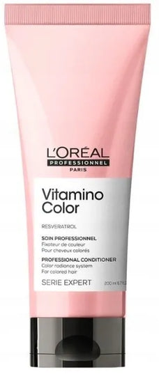L'OREAL VITAMINO COLOR plaukų priežiūros rinkinys: šampūnas 300 ml + kondicionierius 200 ml