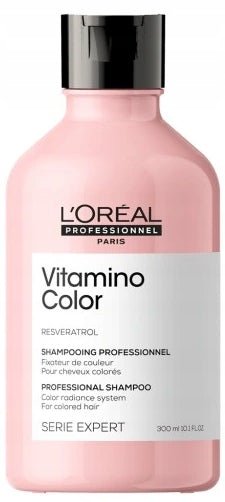 L'OREAL VITAMINO COLOR plaukų priežiūros rinkinys: šampūnas 300 ml + kondicionierius 200 ml