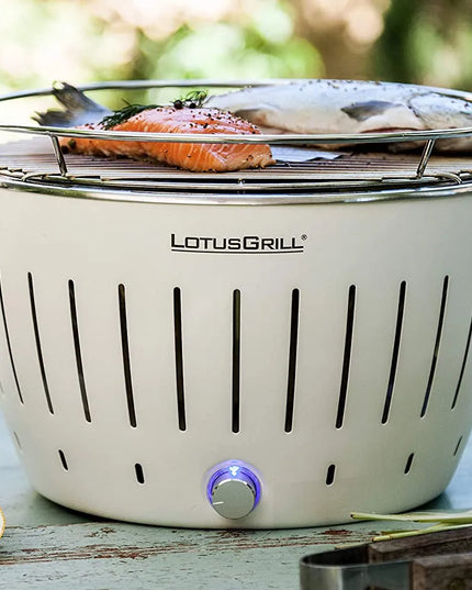 LotusGrill XL nerūkantis anglies grilis + krepšys komplekte