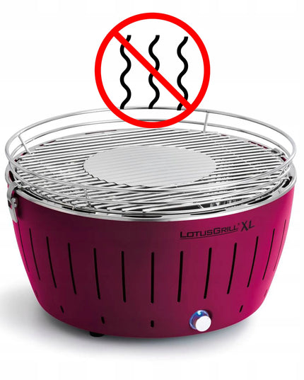 LotusGrill XL nerūkantis anglies grilis + krepšys komplekte