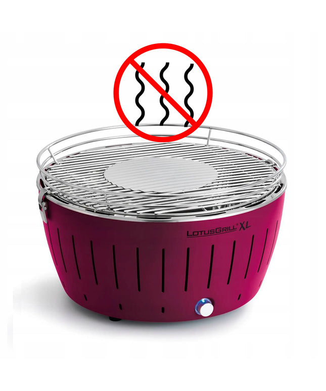 LotusGrill XL nerūkantis anglies grilis + krepšys komplekte