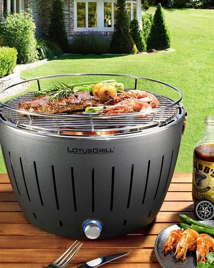 LotusGrill XL nerūkantis anglies grilis + krepšys komplekte
