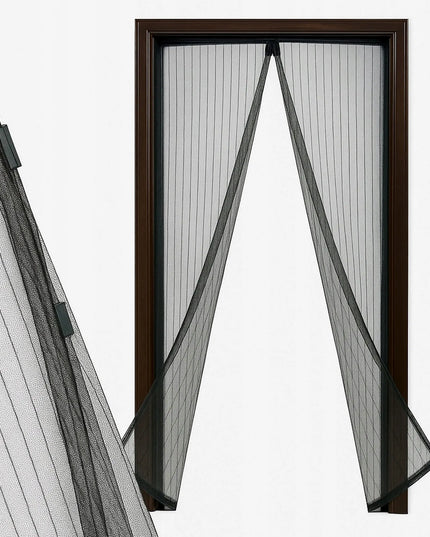 Magnetinis durų tinklelis nuo vabzdžių Przydasie.pl 210x100 cm juodas