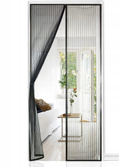 Magnetinis durų tinklelis nuo vabzdžių Przydasie.pl 210x100 cm juodas