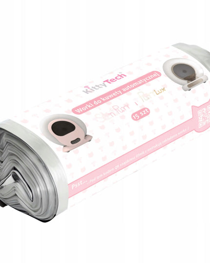 Maišeliai 15 vnt. automatiniam katės tualetui SilentPurr PurrLux priedai KittyTech