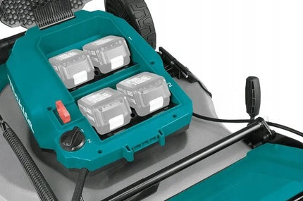 Makita DLM532PT4 akumuliatorinė savaeigė vejapjovė, 53cm, 4x5,0Ah