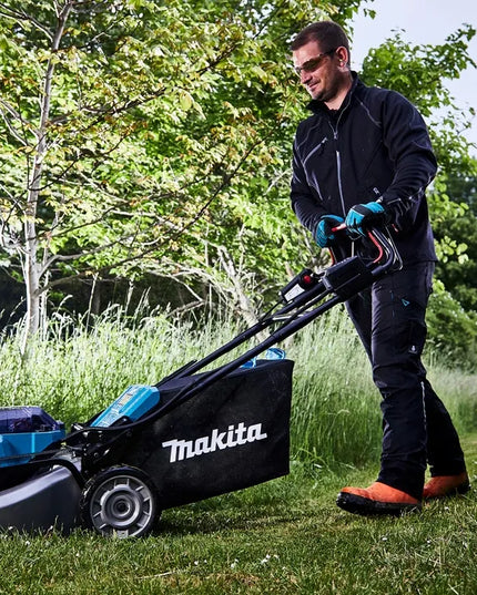 Makita DLM532PT4 akumuliatorinė savaeigė vejapjovė, 53cm, 4x5,0Ah