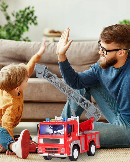 MalPlay gaisrinės automobilis su šviesos ir garso efektais 1:20