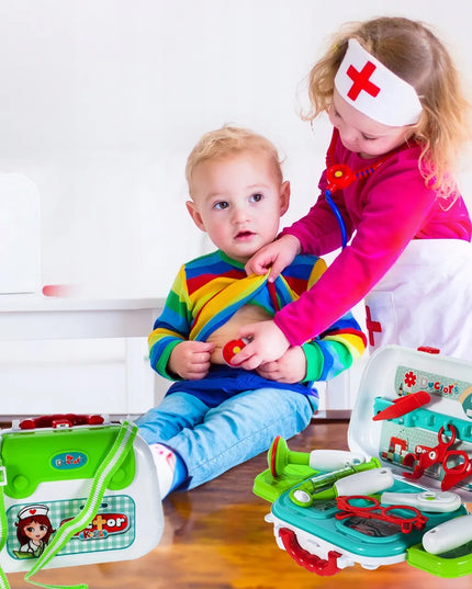 MalPlay mažojo gydytojo medicinos rinkinys krepšyje