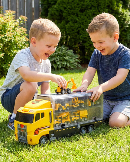 MalPlay sunkvežimis su transporto priemonių rinkiniu