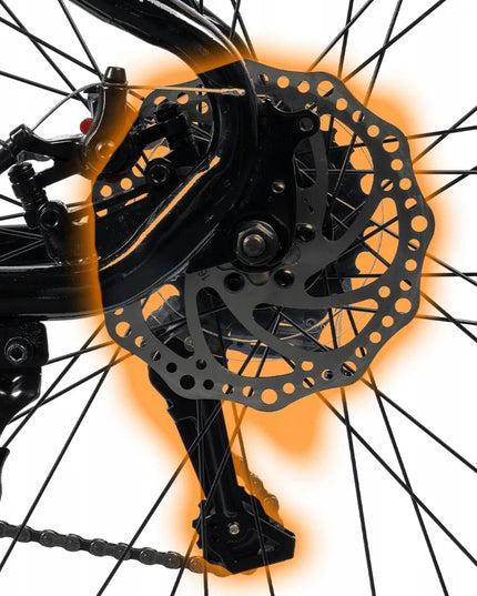 MalTrack Sport 26 colių kalnų dviratis MTB, 21 pavara, plieninis rėmas 15"