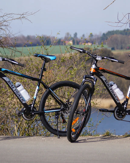 MalTrack Team Orange 26" MTB kalnų dviratis, 18 Shimano pavarų, diskiniai stabdžiai