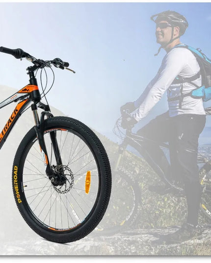 MalTrack Team Orange 26" MTB kalnų dviratis, 18 Shimano pavarų, diskiniai stabdžiai