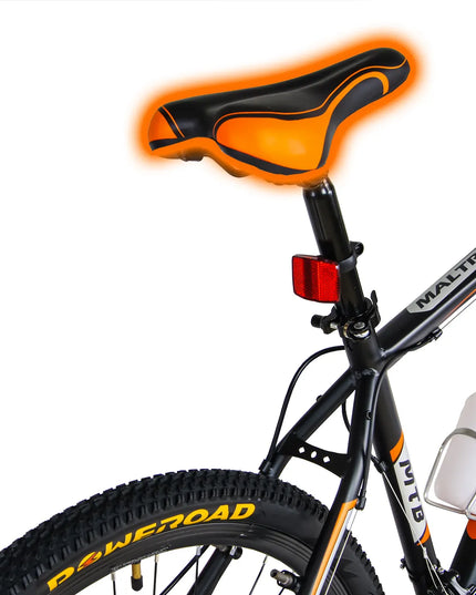 MalTrack Team Orange 26" MTB kalnų dviratis, 18 Shimano pavarų, diskiniai stabdžiai