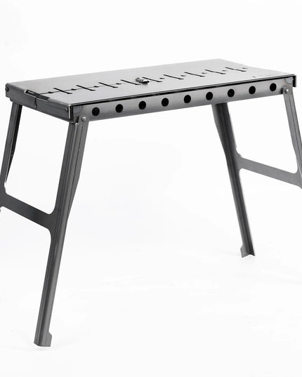 Mangal kepsninė lagaminas 10 iešmų anglimis kūrenama sulankstoma metalinė 3 mm