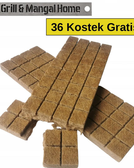 Mangal kepsninė-lagaminas 6 iešmams, anglinė, sudedama, metalinė 2 mm + dovanos