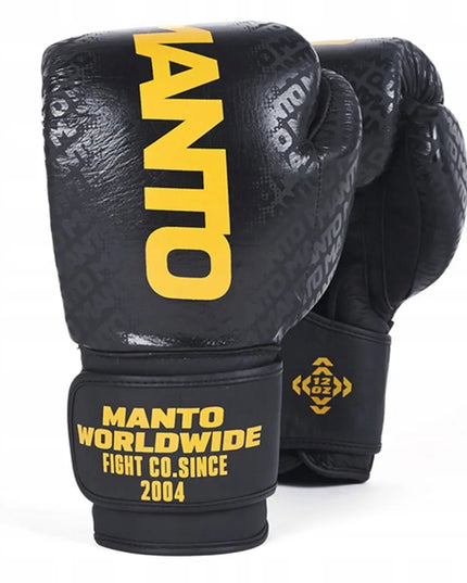 MANTO PRIME 2.0 PRO bokso treniruočių pirštinės juodos 14 oz