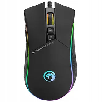 Marvo CM305 RGB žaidimų klaviatūros, pelės ir ausinių rinkinys, juodas