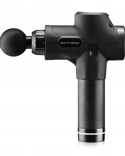 Masažo pistoletas kūnui Beauty Limited® 120W su 30 intensyvumo lygių, 7 keičiamos galvutės, LCD ekranas ir belaidis naudojimas