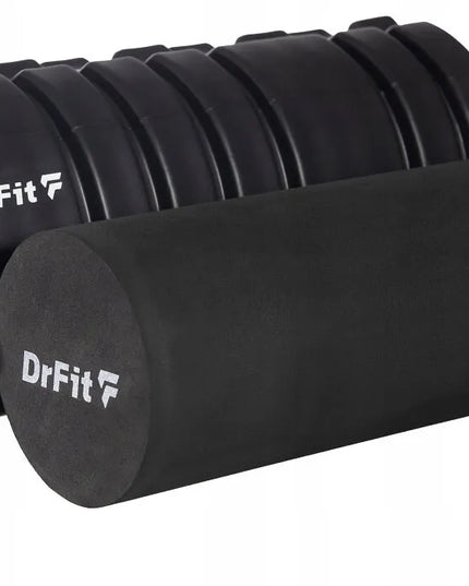 Masažo volelių rinkinys DrFit 2in1 su dygliukais ir lygus paviršius reabilitacijai