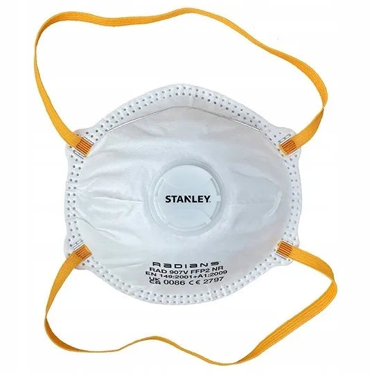 Apsauginė filtruojanti kaukė su vožtuvu, FFP2 NR, 10 vnt., Stanley [SYFFP210BX]