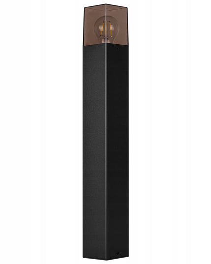 Masterled 60 cm pastatomas lauko šviestuvas-stulpelis, E27, juodas