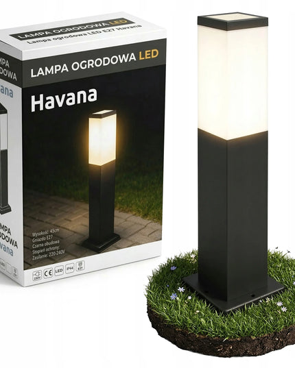 Masterled pastatomas lauko LED šviestuvas 45 cm, stulpelis, E27