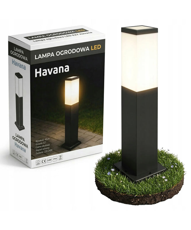 Masterled pastatomas lauko LED šviestuvas 45 cm, stulpelis, E27