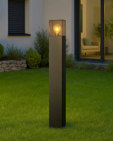 Masterled pastatomas LED sodo šviestuvas-stulpas 80 cm, išorinis, E27, juodas