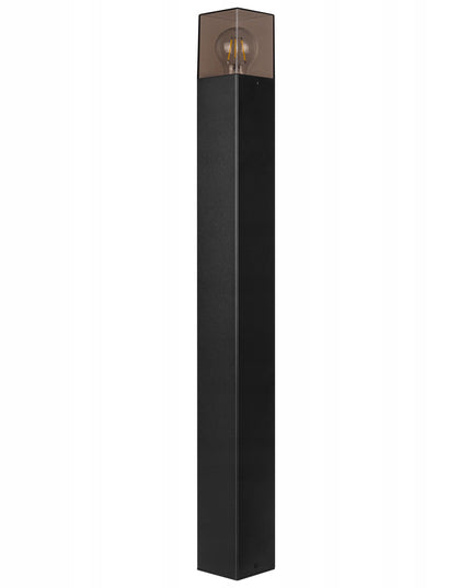 Masterled pastatomas LED sodo šviestuvas-stulpas 80 cm, išorinis, E27, juodas