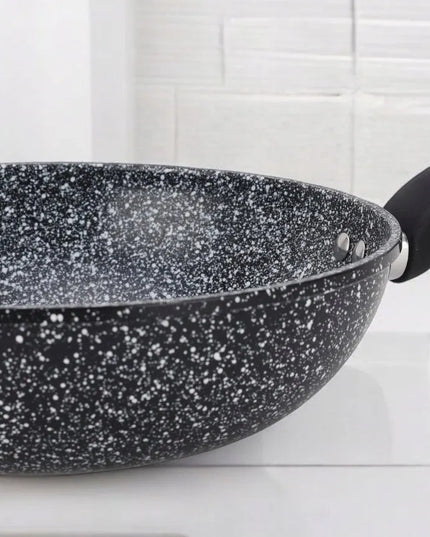 Masterpan gili granitinė wok keptuvė 28 cm, neprideganti, skirta indukcinėms ir dujinėms viryklėms