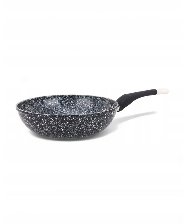 Masterpan gili granitinė wok keptuvė 28 cm, neprideganti, skirta indukcinėms ir dujinėms viryklėms