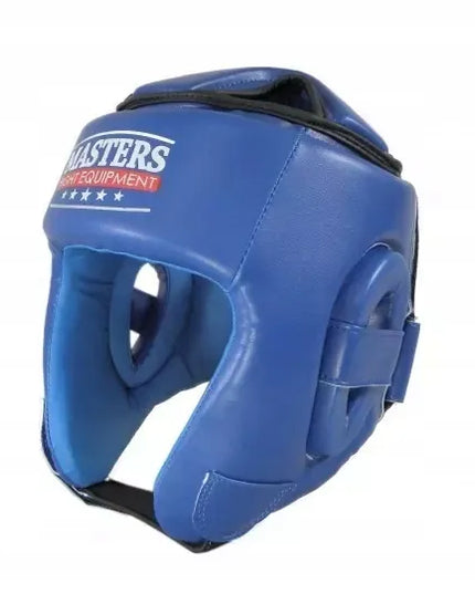 MASTERS FIGHT EQUIPMENT bokso šalmas KTOP-PU (WAKO patvirtintas) mėlynas L
