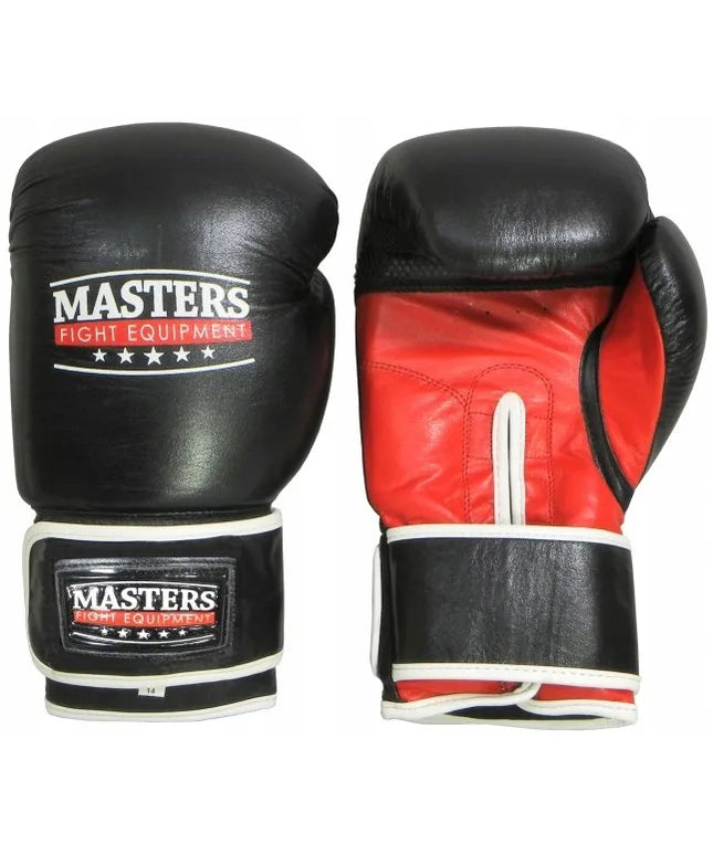 MASTERS RBT-301 bokso pirštinės juodos ir raudonos
