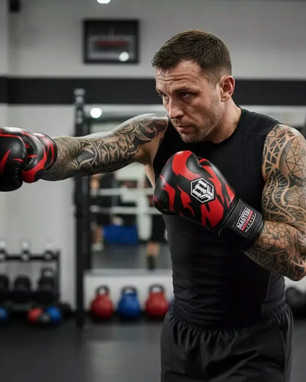 MASTERS RPU-FIGHT-GEAR bokso pirštinės treniruotėms ir sparringui 12 oz
