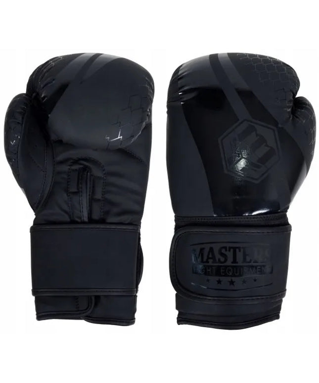 MASTERS RPU-MATT-BLACK bokso pirštinės 12 oz