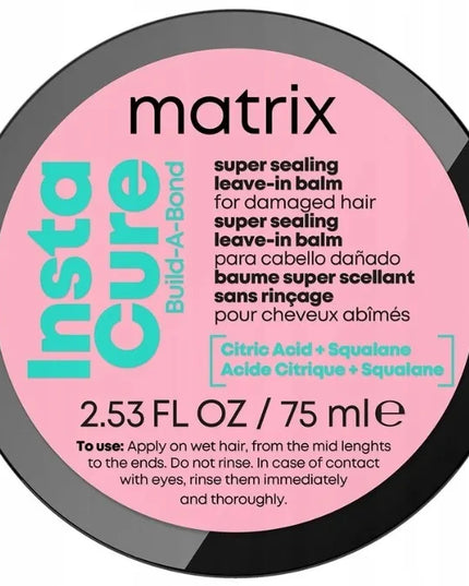 MATRIX Instacure Build-A-Bond atkuriamasis balzamas pažeistiems plaukams 75ml