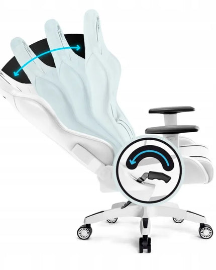 Maža žaidimų kėdė sukama prie stalo DIABLO X-ONE 2.0 Small Size balta