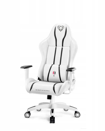 Maža žaidimų kėdė sukama prie stalo DIABLO X-ONE 2.0 Small Size balta