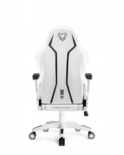 Maža žaidimų kėdė sukama prie stalo DIABLO X-ONE 2.0 Small Size balta