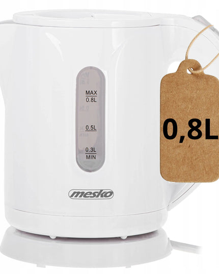 MAŽAS elektrinis belaidis virdulys 0,8L, kalkių filtras, plokščias kaitinimo elementas
