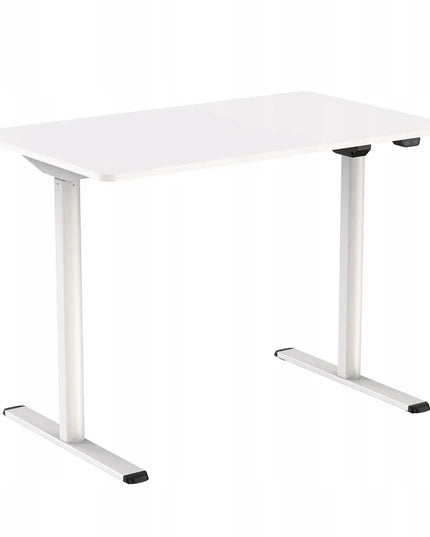 Mažas elektrinis rašomasis stalas 100x60cm Spacetronik, reguliuojamas darbui stovint