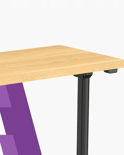 Mažas elektrinis rašomasis stalas 100x60cm Spacetronik, reguliuojamas darbui stovint