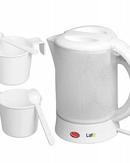 Mažas kelioninis elektrinis belaidis virdulys 600ml LAFE CEG-0010.1